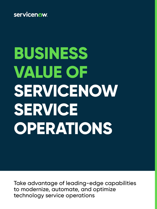 Total Business Value of ServiceOps