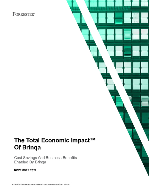 The Total Economic Impact™ of Brinqa — A Forrester Study