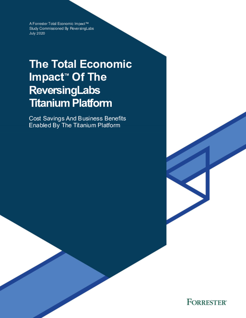 The Total Economic Impact™ Of The ReversingLabs Titanium Platform