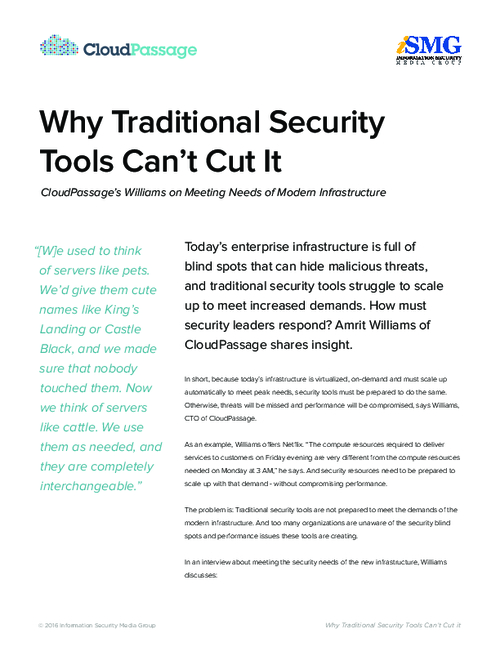 The Risks of Using Perimeter Tools in a Cloud Environment