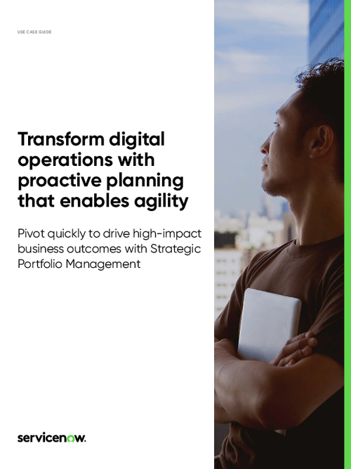 Transform Digital Operations With Proactive Planning That Enables Agility