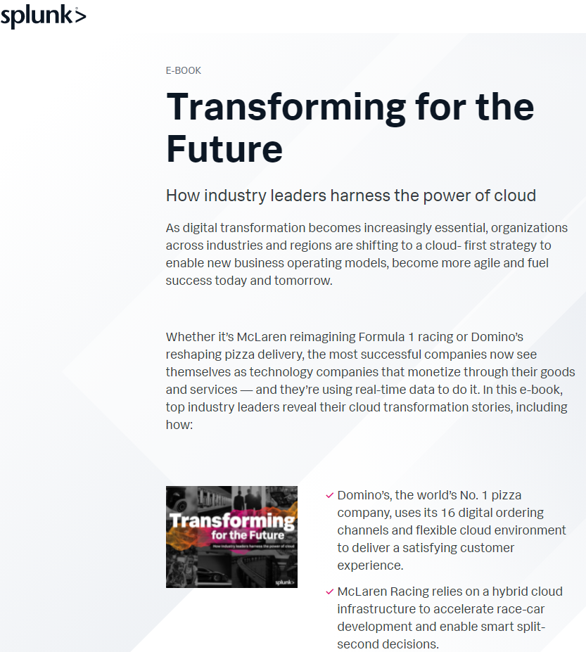 Transforming for the Future: How Industry Leaders Harness the Power of the Cloud