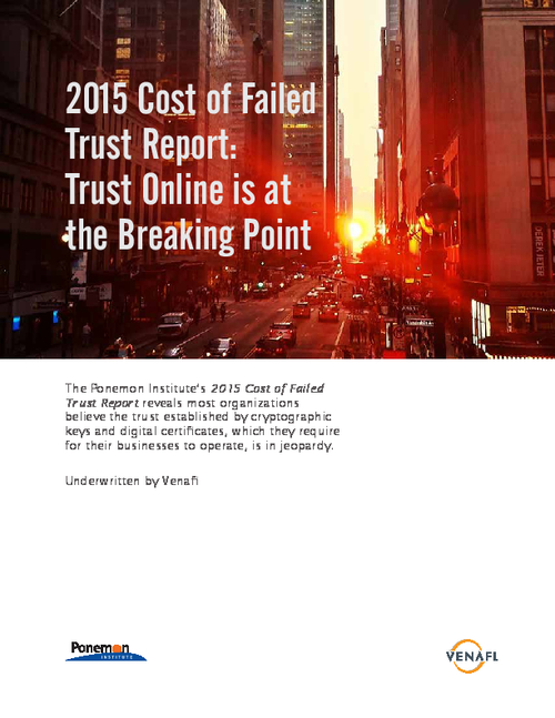 Trust Online is at the Breaking Point