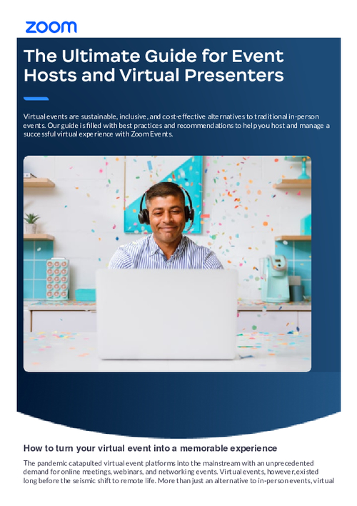 The Ultimate Guide for Event Hosts and Virtual Presenters