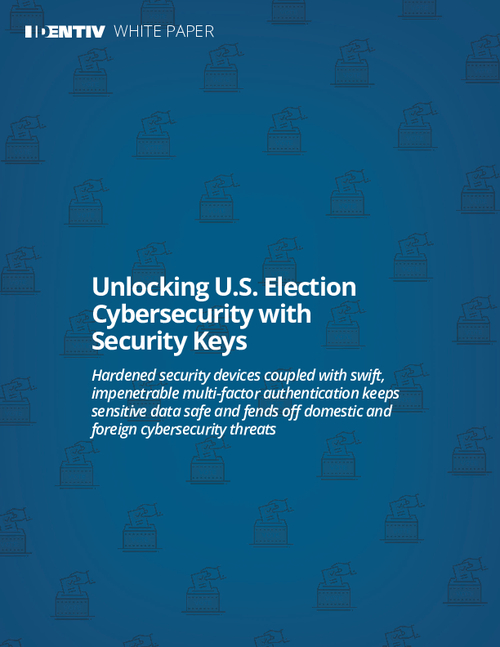 Unlocking U.S. Election Cybersecurity with Security Keys
