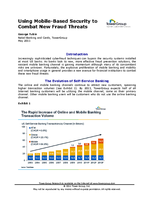 Using Mobile-Based Security to Combat New Fraud Threats