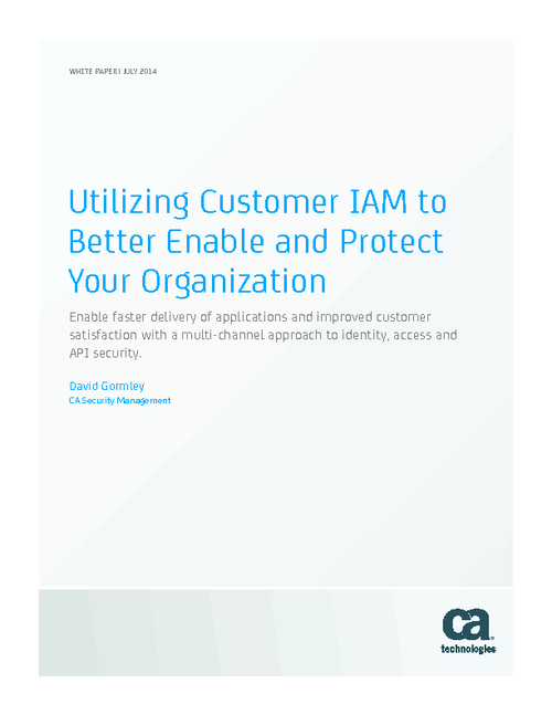 Utilizing Customer IAM to Better Enable and Protect Your Organization