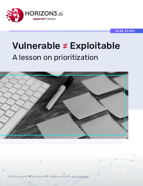 Vulnerable ≠ Exploitable: A Lesson on Prioritization