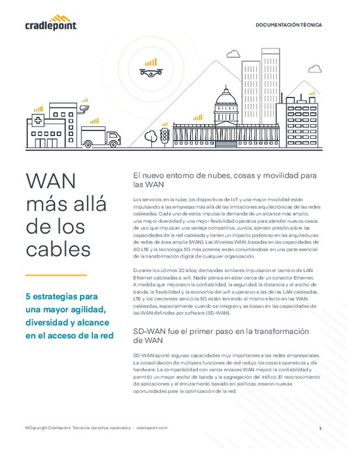 WANs Beyond Wires (Spanish Version)