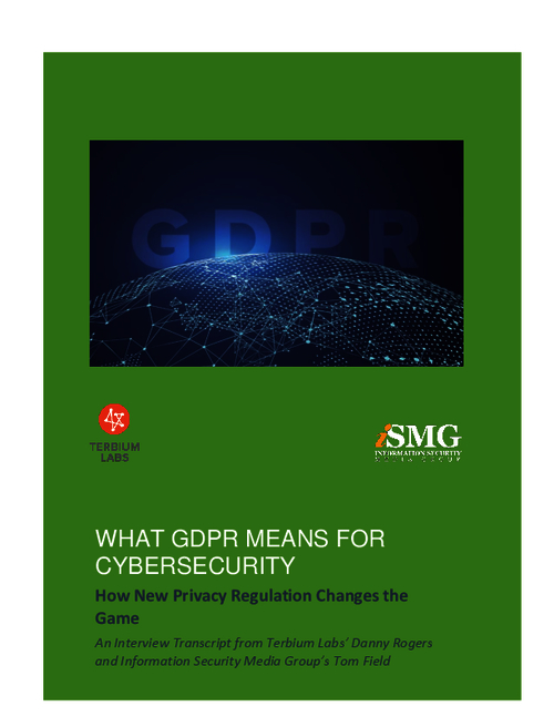 What GDPR Means for Cybersecurity