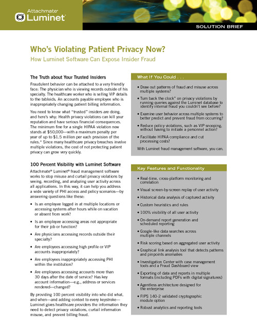 Who's Violating Patient Privacy Now?