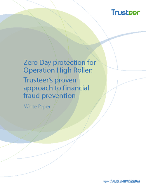 Zero Day Protection for Operation High Roller: Financial Fraud Prevention