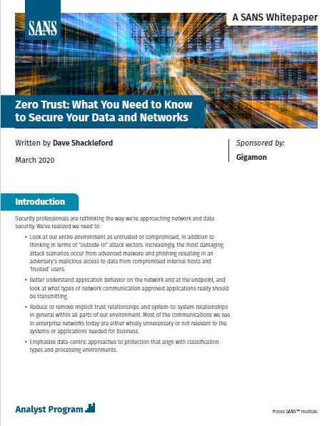 Zero Trust: What You Need to Know to Secure Your Data and Networks